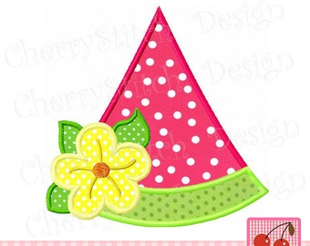 Wassermelone Maschinenstickerei Applikation SUM004