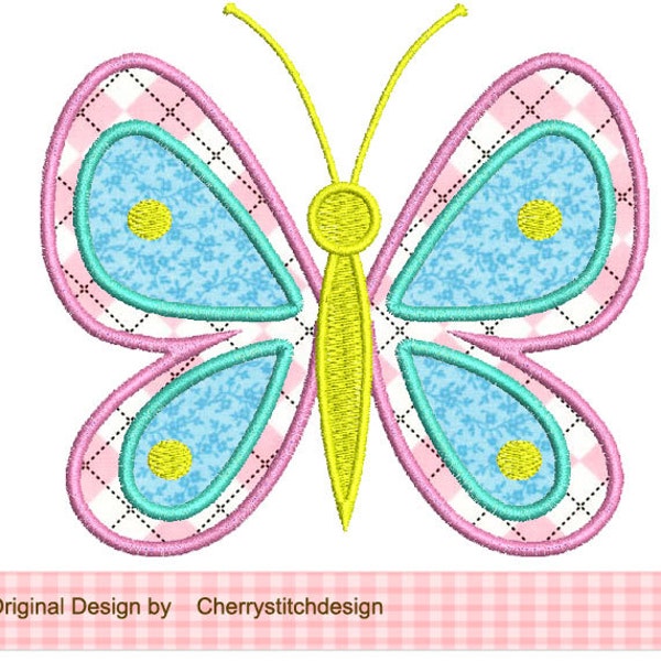 Embroidery Butterfly Machine Embroidery Applique SPR18