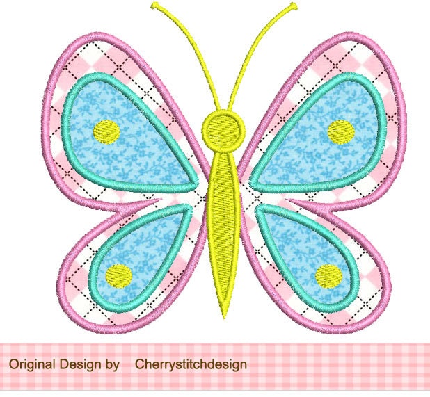 Embroidery Design Butterfly Applique Machine Embroidery Design SPR18 …