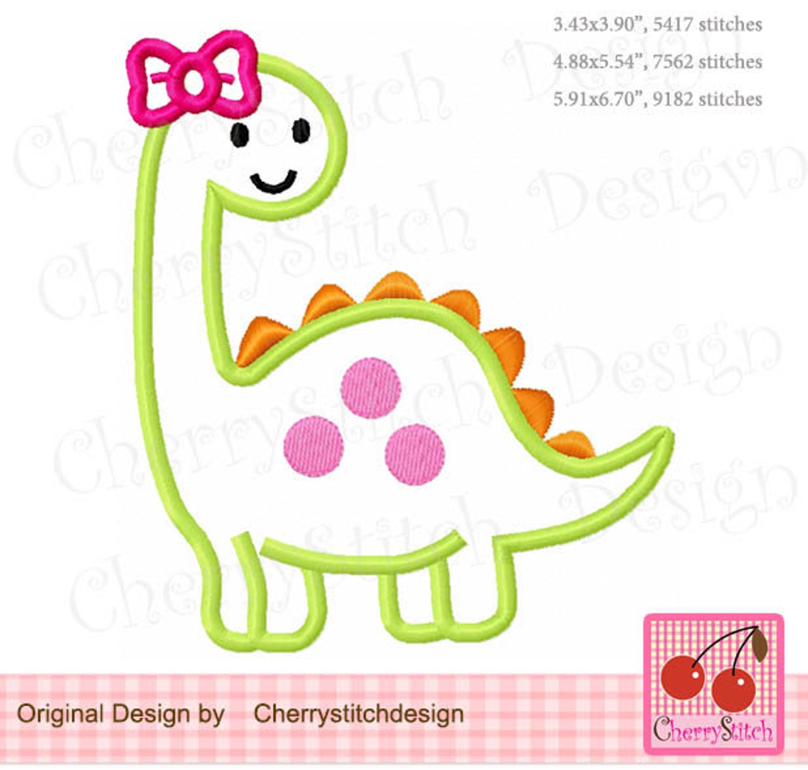 Dinosaur Baby Dinosaur Girl Animal Machine Embroidery Applique - Etsy ...