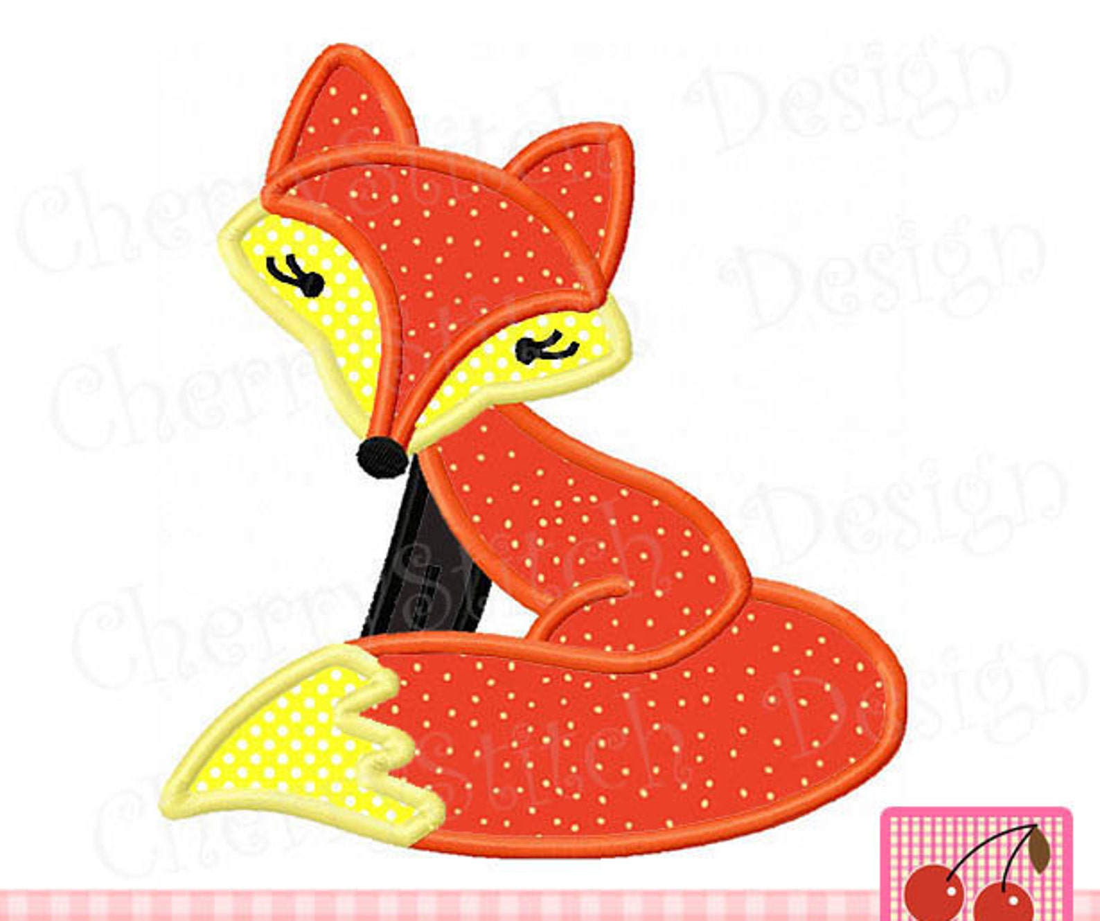 Fox Machine Images Fox Machine Embroidery Applique Design - Etsy