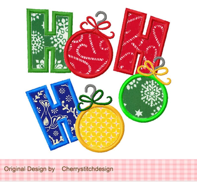 Christmas embroidery design ho ho ho machine embroidery  etsy