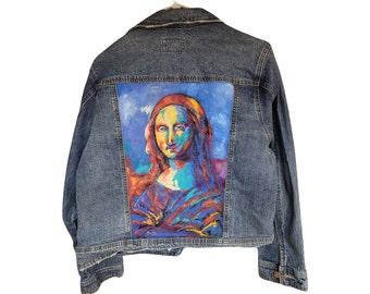 Mona Lisa Jacket painted by Todd Fendos