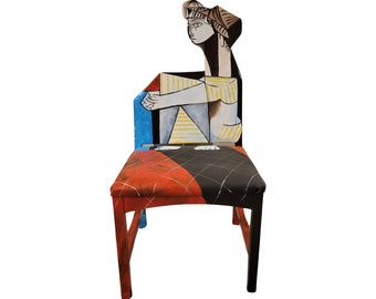 Picasso Jacqueline with Crossed Hands chair by Artist Todd Fendos