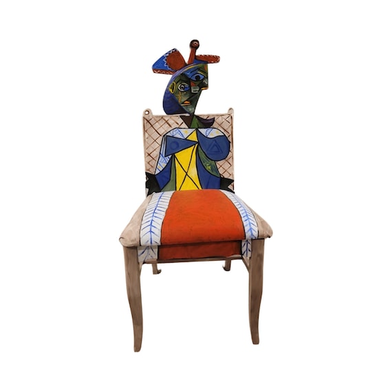 Picasso Femme Assise Dans Un Chair by Todd Fendos - Etsy