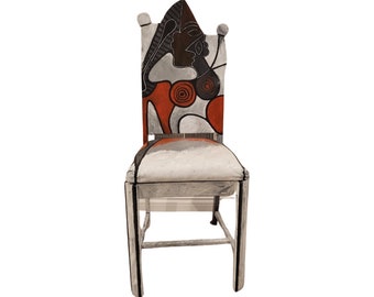 Picasso "Woman in Chair Unfinished" chair by Artist Todd Fendos