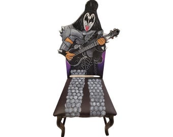 Silla Kiss de Gene Simmons, diseñada por Todd Fendos.