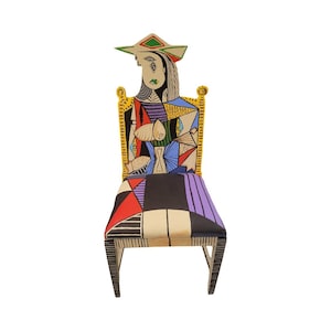 Picasso Femme au Jardin chair painted by Artist Todd Fendos