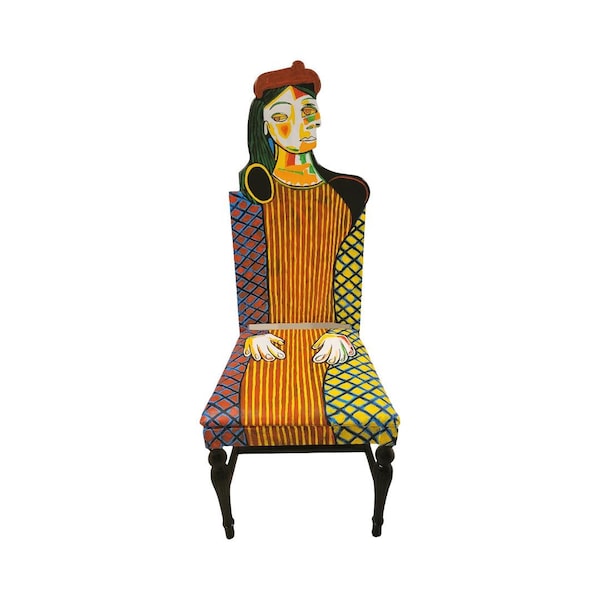 Picasso Femme au beret Rouge chair by Todd Fendos