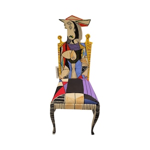 Picasso Femme au Jardin chair painted by Artist Todd Fendos