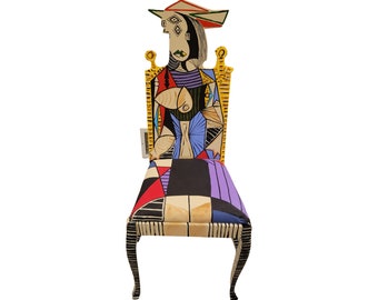 Picasso Femme au Jardin chair painted by Artist Todd Fendos