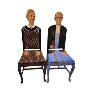 American Gothic chairs by Artist Todd Fendos