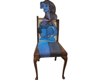 Picasso "Untitled Portrait of a Woman" chair by Artist Todd Fendos