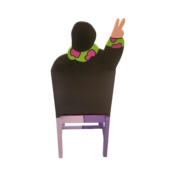 The Beatles Yellow Submarine Artwork Upcycled Chairs by Todd