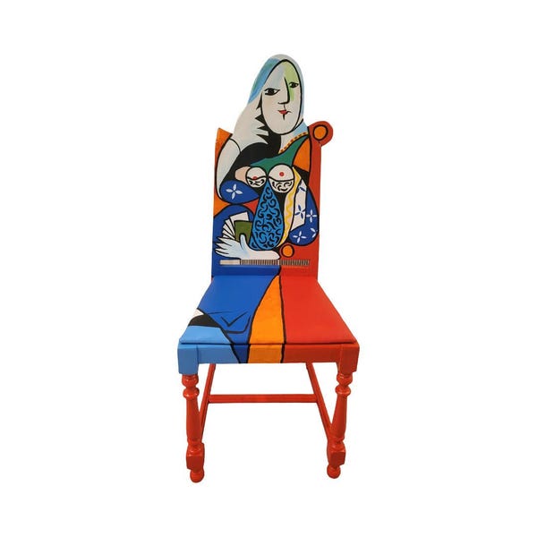 Picasso Seated Woman with Book chair by Todd Fendos