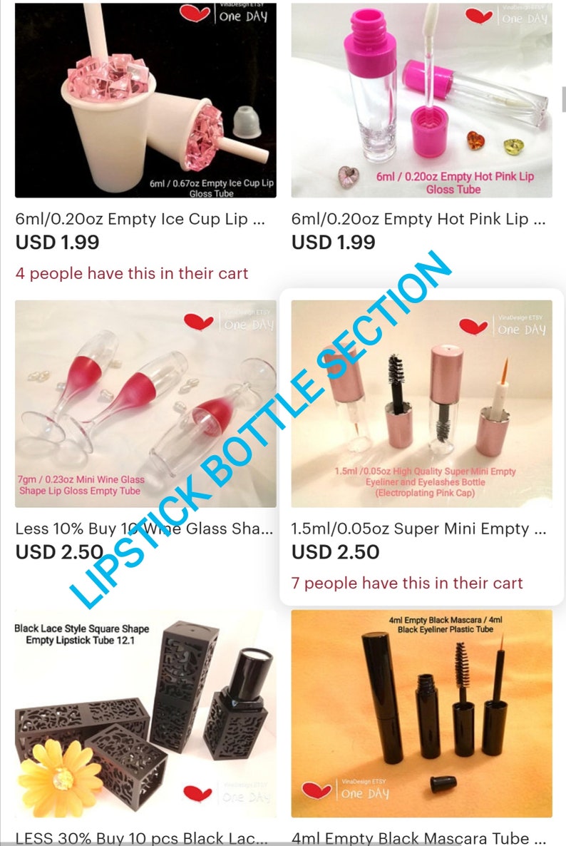 NOT For SALE Quick Product Search Map/Mini Bottle/Mini Scissors/Lip Gloss Tube/Nail Polish Bottle/Mini Eyeliner Bottle/Mini EDC Kit.. etc Bild 7