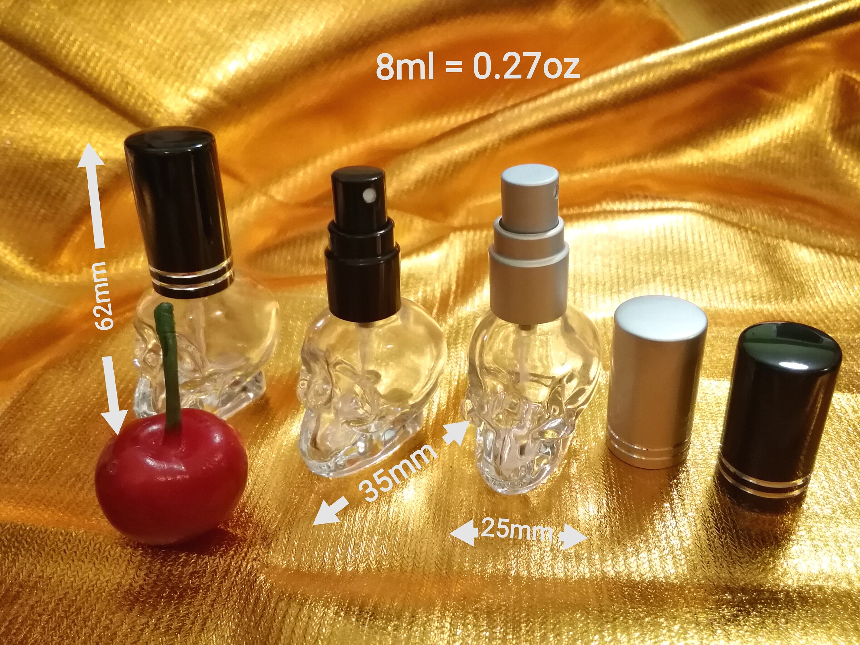 8ml Star Shape Gold Glass Spray Perfume Bottle Women Perfume Makeup Setting  Spray Empty Packaging Glass Bottles - Refillable Bottles - AliExpress