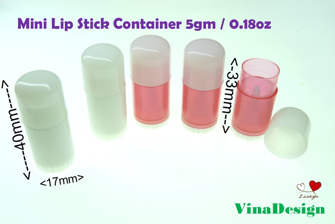 5gm Mini Lip Balm Container Mini LipStick Container Small Etsy