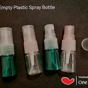 0.17oz / 5ml Empty Plastic Spray Bottle Green Spray Bottle Small Perfume Spray Bottle Plastic Small Spray Bottle Pink Small Cosmetic Bottle