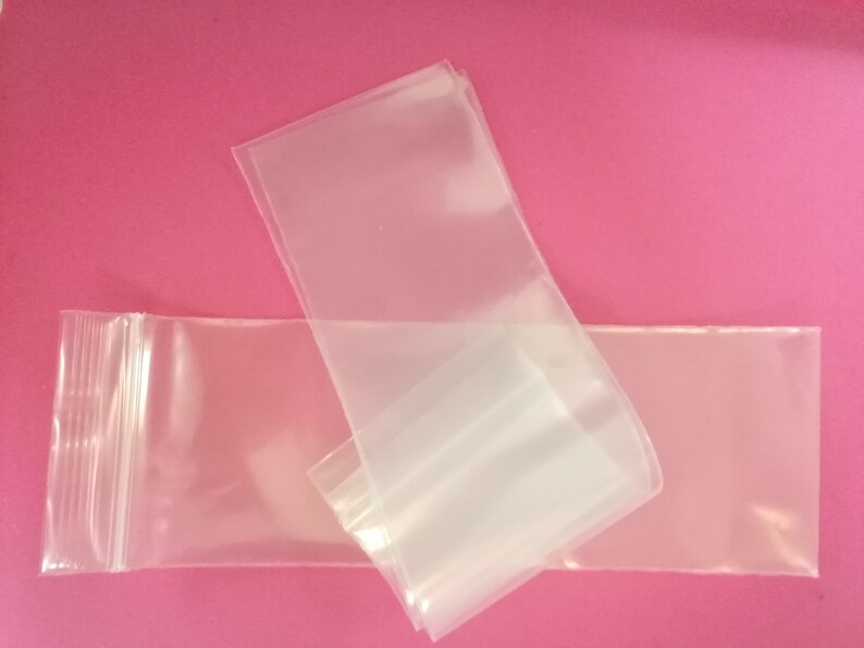 15cm x 5cm Long Plastic Ziplock Bag Rectangle Shape Thick Plastic Zip Lock Bag Storage Plastic Bag 6 x 2 Ziplock Bag Reusable Plastic Bag