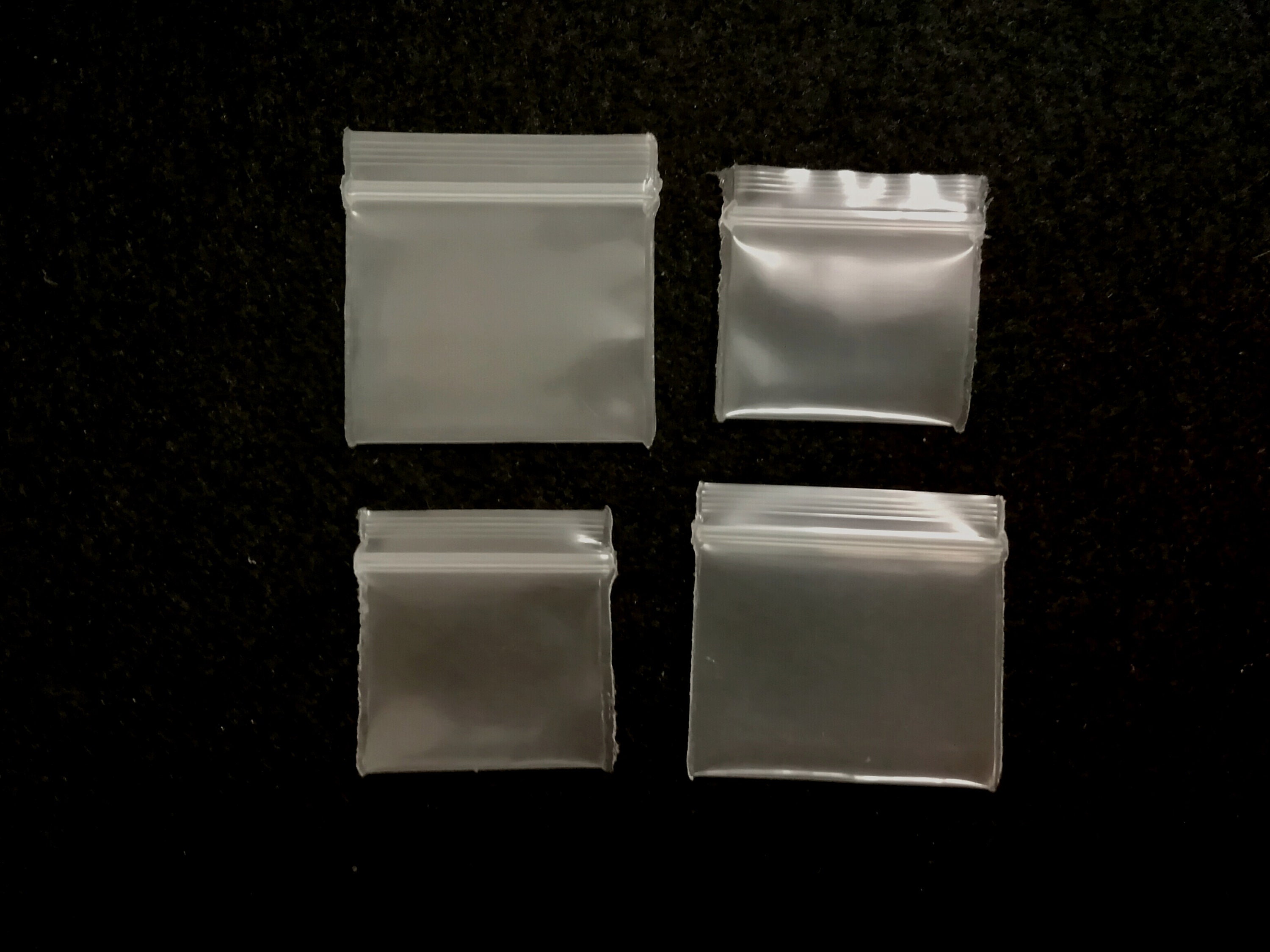 Mini 3cmx3cm / 2.5cmx2.5cm / 2cmx2cmzip Bag 100pcs Resealable Bag Small  Clear Tiny Plastic Bag Zip Bag Reusable Plastic Bag Reclosable Bag 