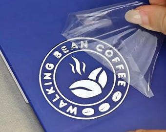 Custom UV Transfer Sticker Tailor Made Color Personalized Logo UV Crystal Sticker Company label UV Transparent Brand Trademark Waterproof