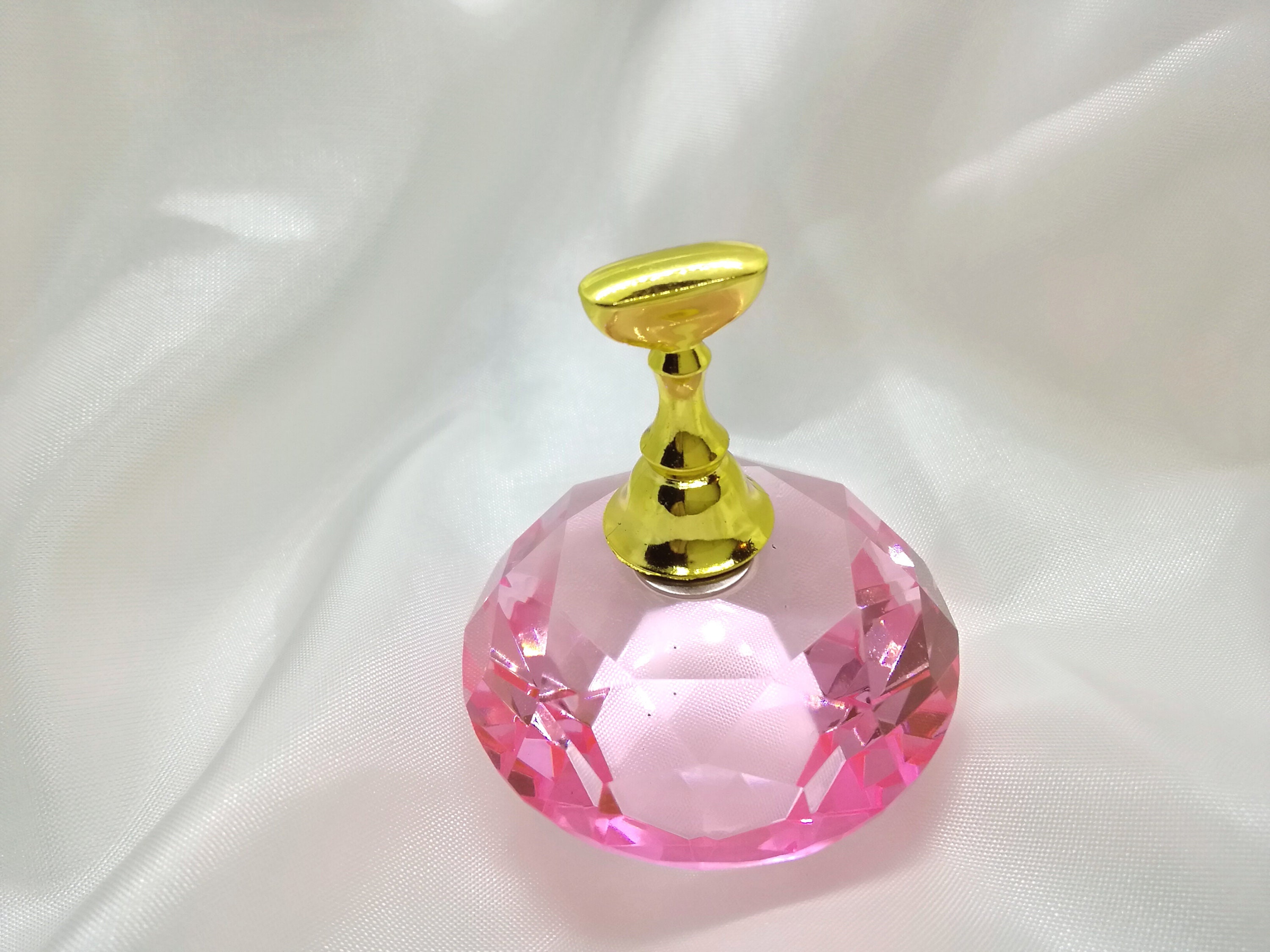 DIY Big Pink Crystal Diamond Nail Art Holder Set w/1 Etsy