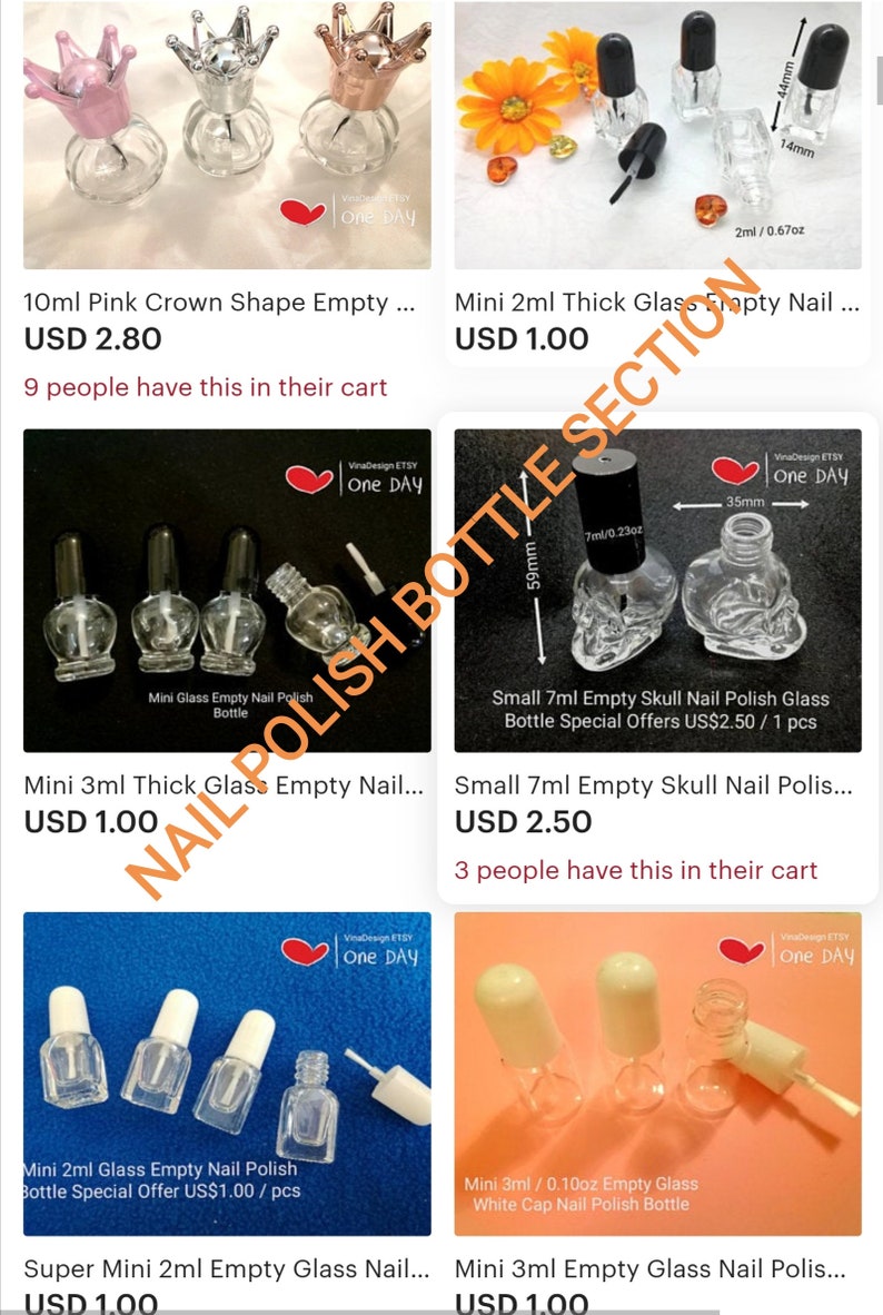 NOT For SALE Quick Product Search Map/Mini Bottle/Mini Scissors/Lip Gloss Tube/Nail Polish Bottle/Mini Eyeliner Bottle/Mini EDC Kit.. etc Bild 4