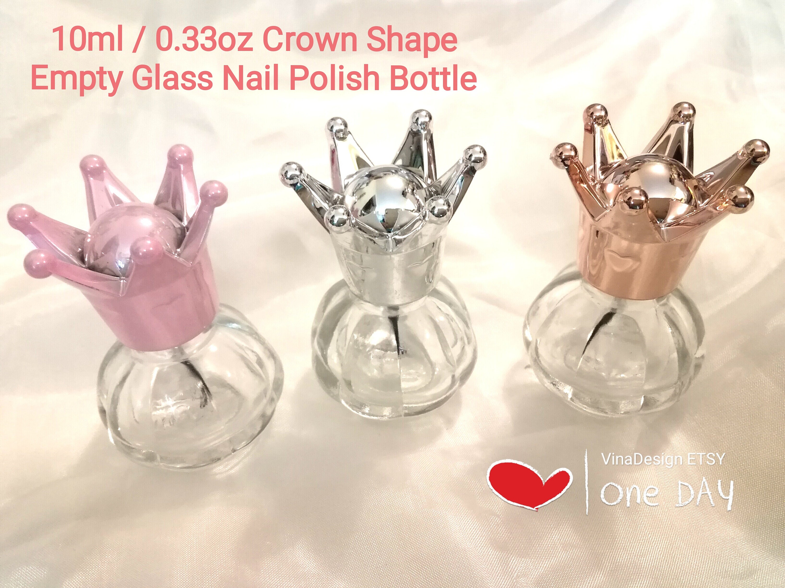 Clear 3 ml nail polish bottle at Rs 5/piece in New Delhi | ID: 2850621232155