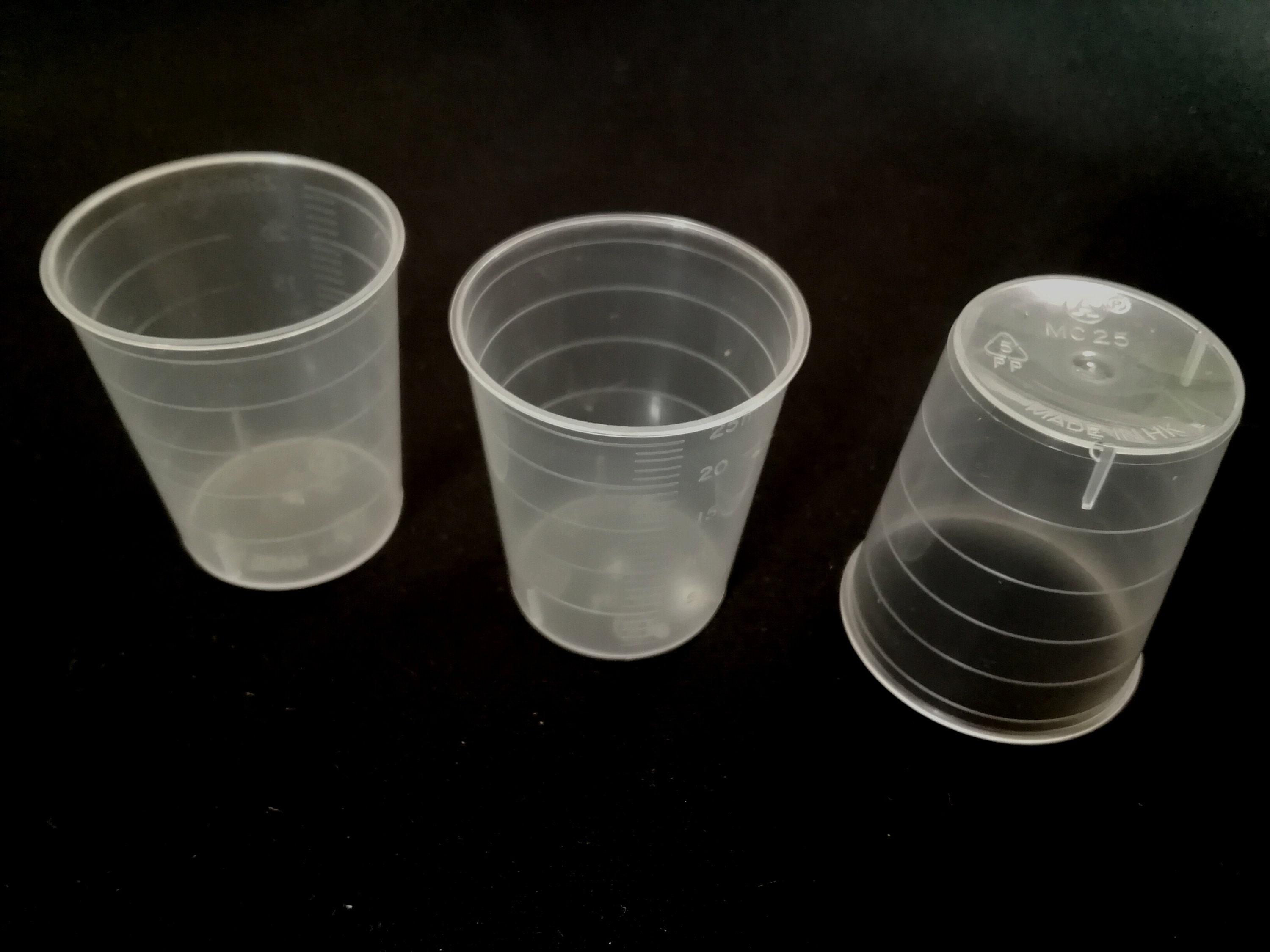 6pcs Mini 25ml /0.85oz Clear Plastic Measuring Cup Craft Tool Packing  Measurment Small Cup Liquid Measurement Plastic Cup Mini Cup Small Cup 