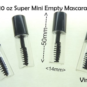 3ml Mini Empty Mascara Tube Eyelasher Serum Container Small Mascara Container DIY Mascara Sample Tube Travel Mascara Organic Mascara Tube