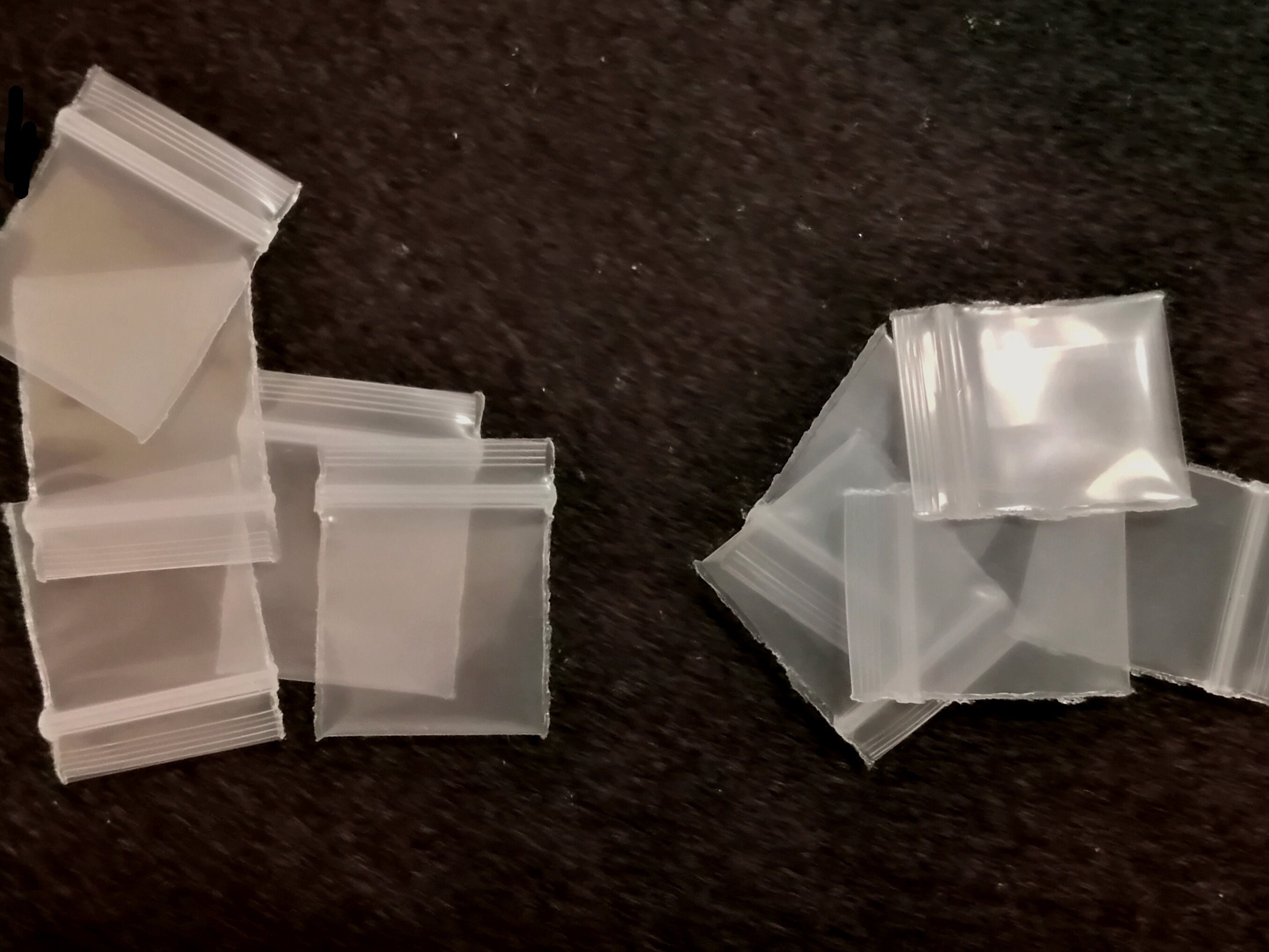 Mini Clear Ziplock Bags 2.5x3.5cm Small Baggies (0.98x1.37