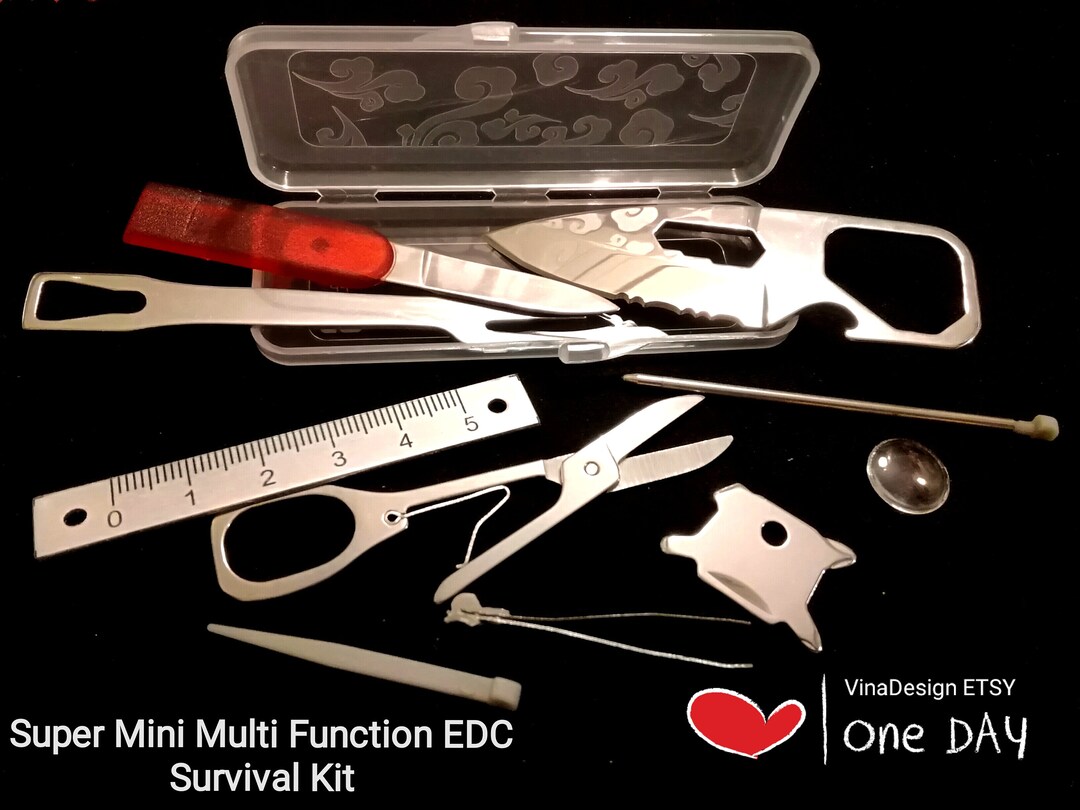 Fork　EDC　Mini　Outdoor　Etsy　Function　Multi　Tool　Mini　Mini　Ruler　日本