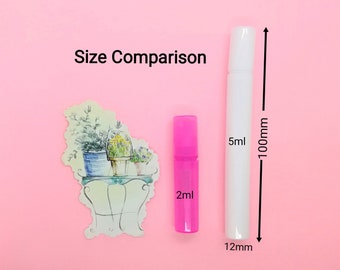 5ml White Plastic Spray Bottle Long and Narrow Shape Fragrance Empty Spray Bottle Small Atomizer Spray Bottle Perfume Atomizer Spray Bottle