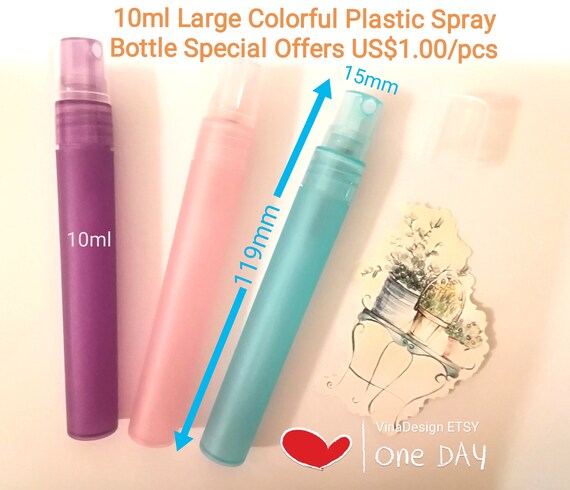 10ml Colorful Plastic Perfume Bottle Perfume Empty Bottle - Etsy