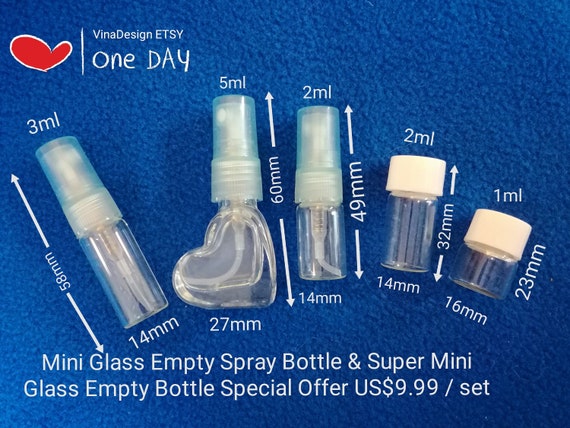 Empty glass spray bottles discount