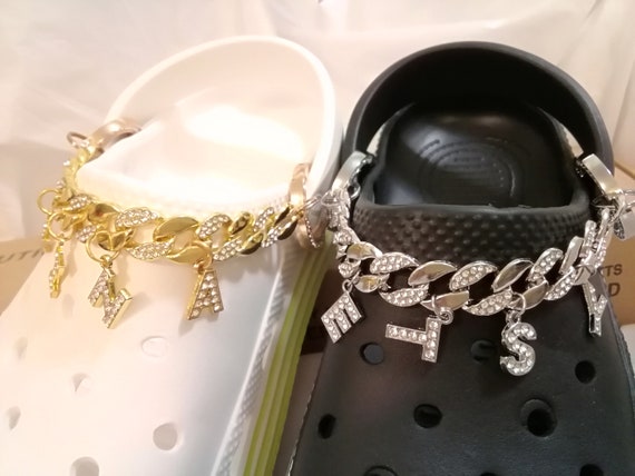  Chains for Croc,Rectangle Retro Shoe Decoration Punk