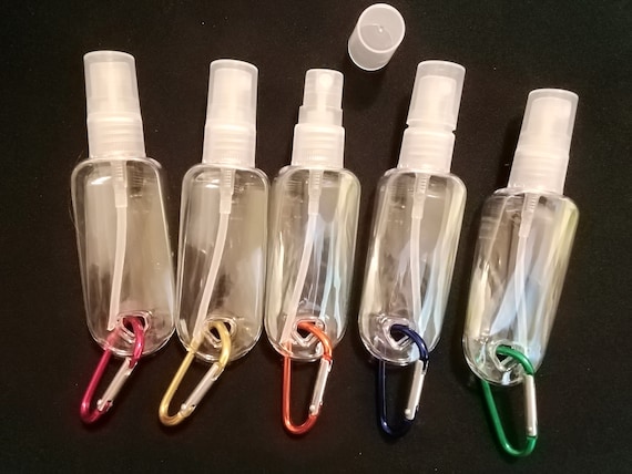 LESS 30% BUY 50pcs Large Empty SPRAY Bottle W/color Hook 30ml