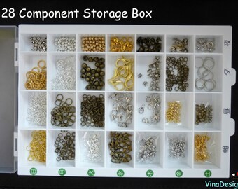 Big Plastic Storage Box Parts Case Plastic Box Accessory Box Plastic Container Big Storage Box Pills Storage Box Accessory Storage Slim Box