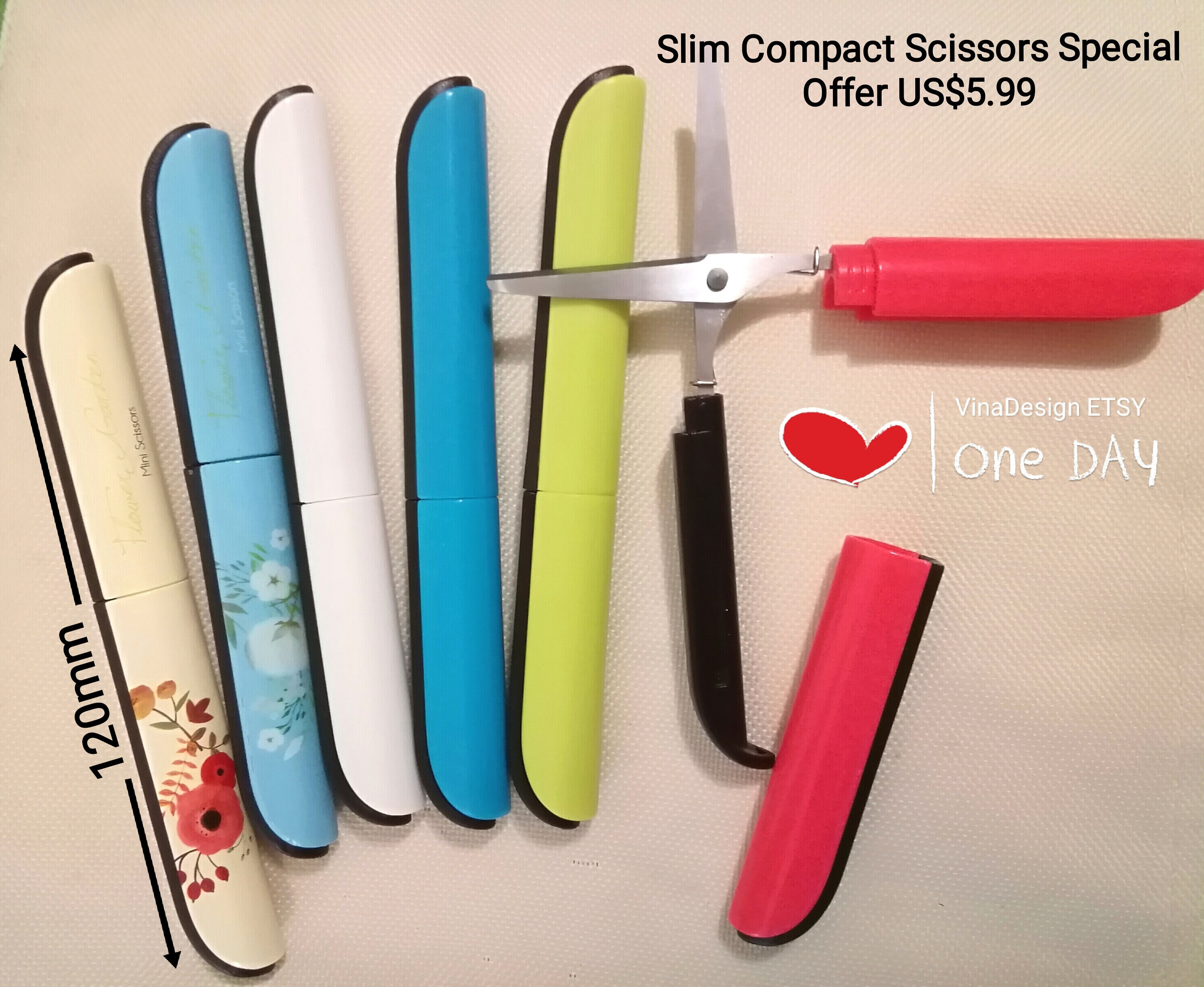 OneName Folding Scissors Keychain 16 Pack Foldable Small Scissors Safety Small Sewing Scissor,Portable Travel Scissors Perfect Gift