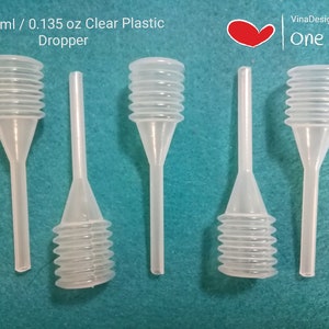 5pcs 4ml Mini Clear Plastic Dropper Liquid Divider Set Perfume Packing Tool Ink Dropper Inkjet Dropper Pipette 4ml Clear Dropper Cosmetic
