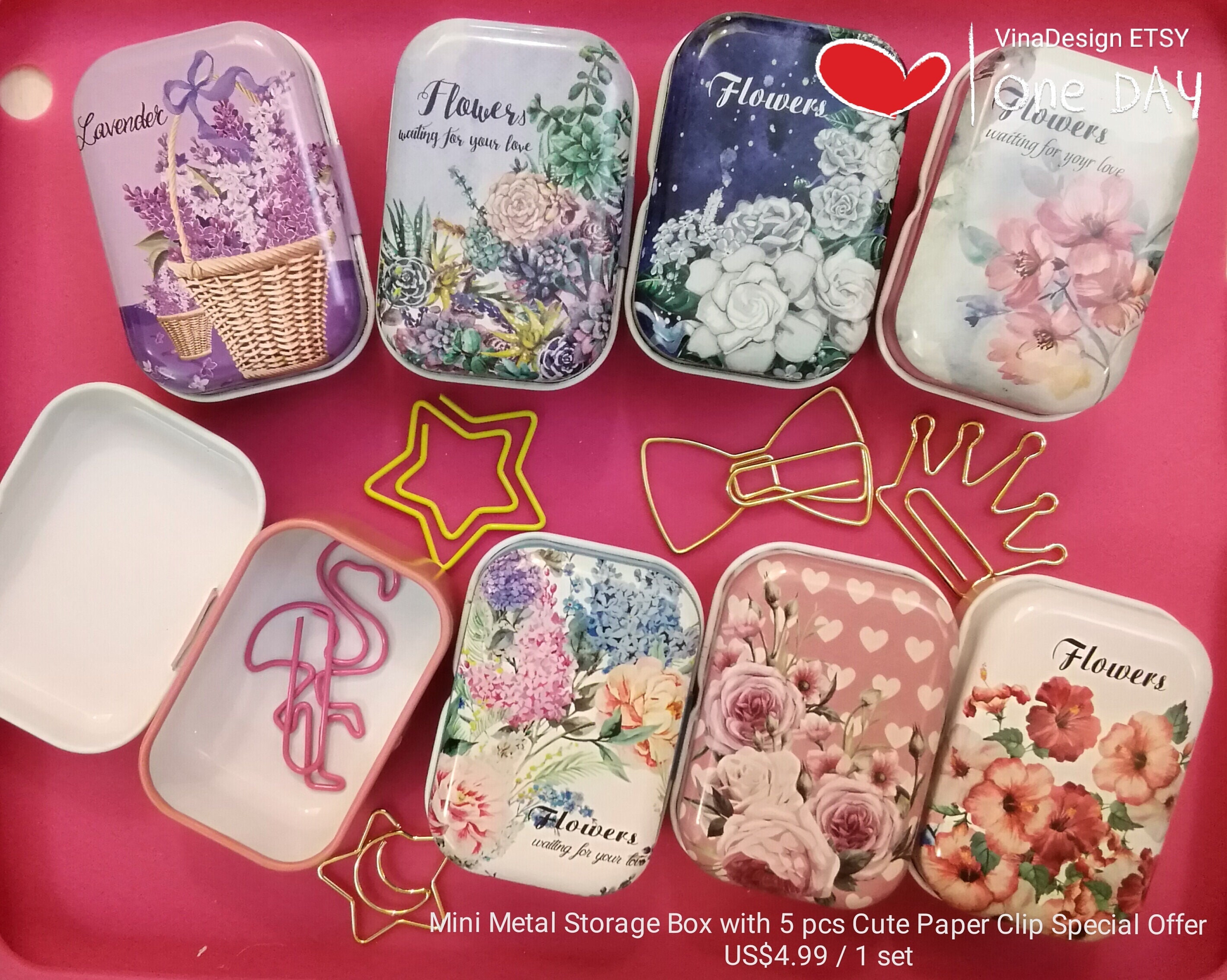 Cute tin box discount