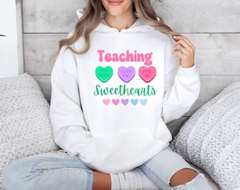 Valentines Day Teacher PNG, Teaching Sweethearts, Teacher Shirts, Png for Teacher Valentines Day, Love Teacher Shirt, Valentines Day Png