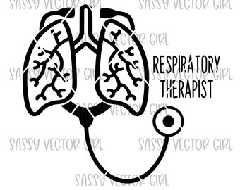 Atemwegstherapeut SVG, Rt svg, Atemwegstherapie svg, Lunge svg, Rt png, Instant Download, PNG, Cut File for Silhouette, Cricut