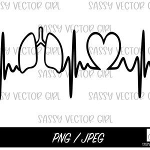 Respiratory Therapist SVG, Rt svg,  Respiratory Therapy svg, Lungs svg, Rt png, Instant Download, Lungs PNG, Cut File for Silhouette, Cricut