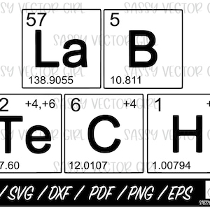 Lab Tech SVG, Lab Technician svg, Periodic Table svg, Lab Tech png, Laboratory Technician dvg, Microscope, Med Tech, Medical Lab svg