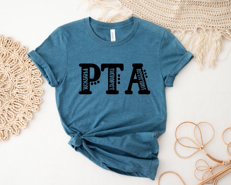 Pta Lettering PTA Svg, Physical Therapist Assistant Svg, Physical Therapy Assistant ...