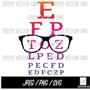 Optometry png, Eye Chart png, Glasses png, Optometrist png, Ophthalmologist svg, Eye Doctor png, Optometrist Tech, Cut Files for Cricut