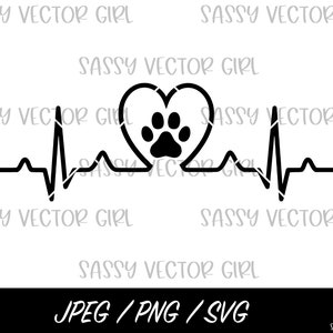 Vet Tech svg, Veterinary Technician Instant Download, Veterinary Medicine SVG, Cut Files for Cricut, Vet Heartbeat, Vet Appreciation