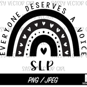 Sprache Pathologe SVG, Slp png, SLP Regenbogen, Logopäde Regenbogen, SLP png, geschnittene Dateien Cricut und Silhouette, Instant Download